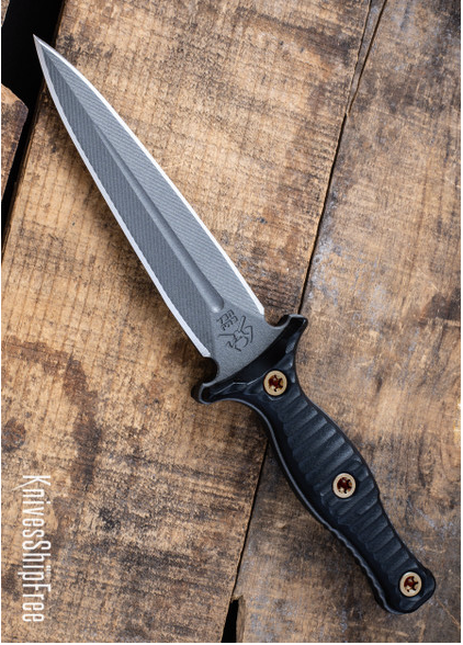product image for RMJ Tactical Raider Dagger Black G 10 CPM 3 V Tungsten Cerakote