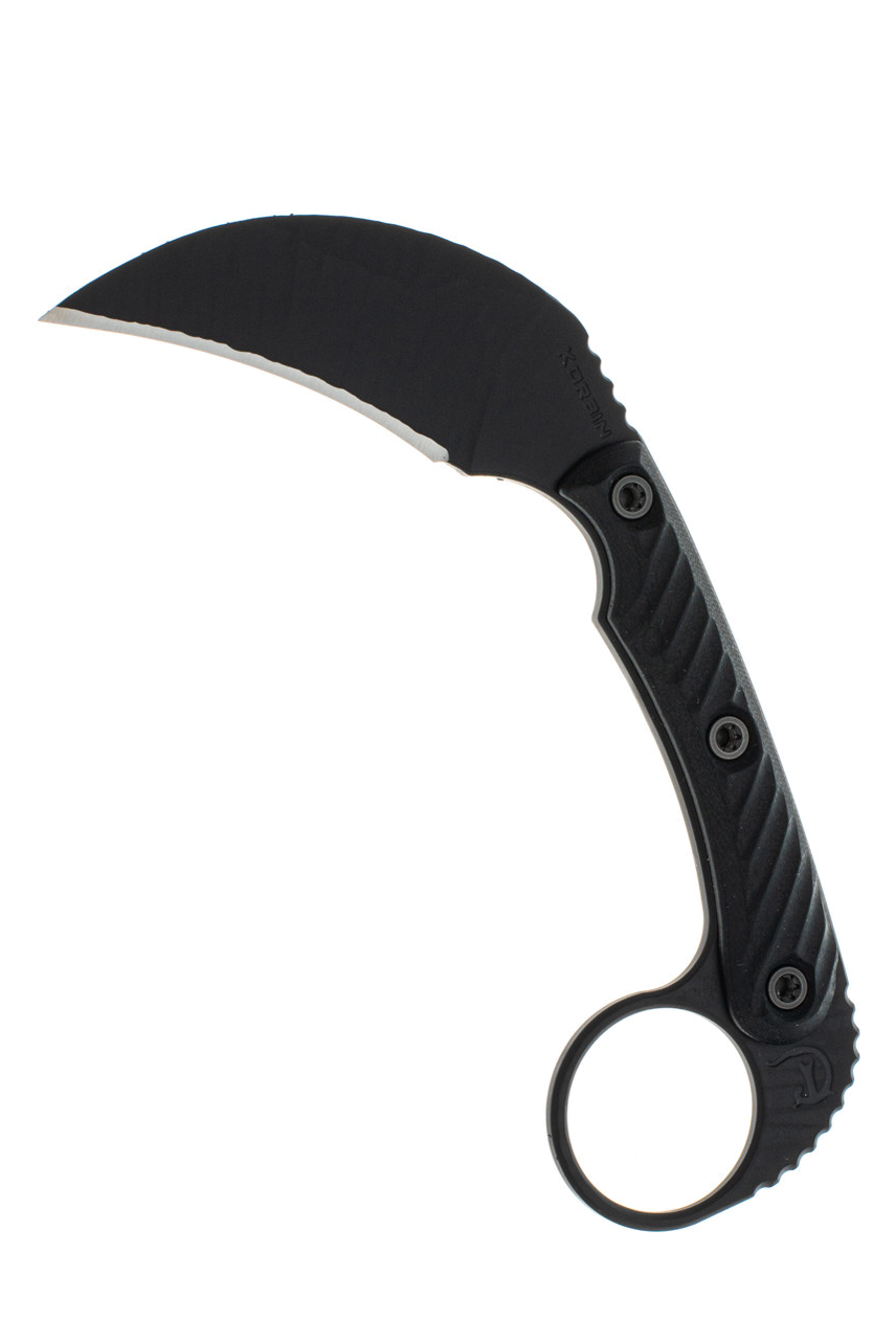product image for RMJ Tactical Korbin S Nitro-V Black Karambit Knife