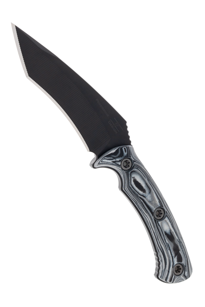 product image for RMJ Tactical Combat Africa Graphite Black G10 Knife