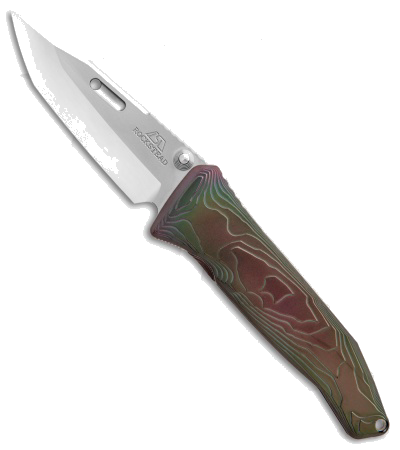 product image for Rockstead SAI T ZDP-189 Steel Prism DLC Coated Titanium Liner Lock Knife Mirror Polish