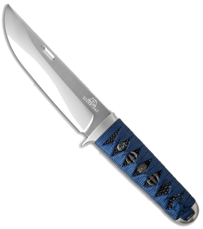 product image for Rockstead UN ZDP-189 Blue Fixed Blade Knife Mirror Polish