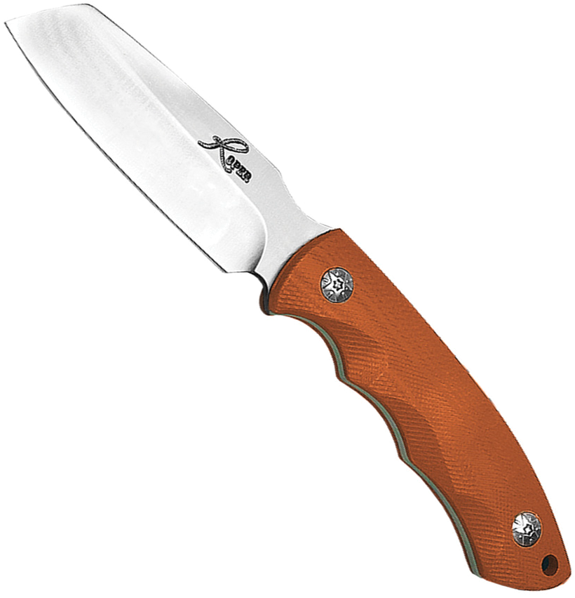 product image for Roper Knives Orange Razor Fixed Blade 3"
