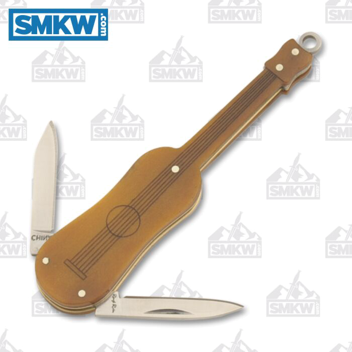 Rough Ryder Roy Rogers Guitar Knife Smooth Bone product image