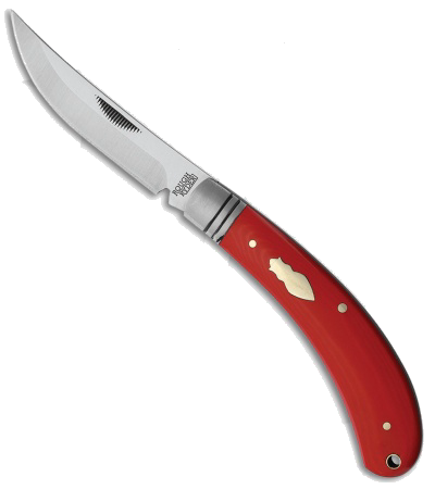 product image for Rough Ryder Bow Trapper Knife 3 87 Red Micarta RR 2257