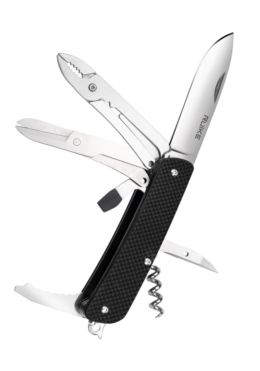 RUIKE M41 Black G10 Handle Medium Folder Knife