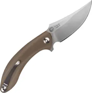 product image for Ruike P155 Desert Tan G10 Handle Folding Pocket Knife with 14C28N Stainless Blade