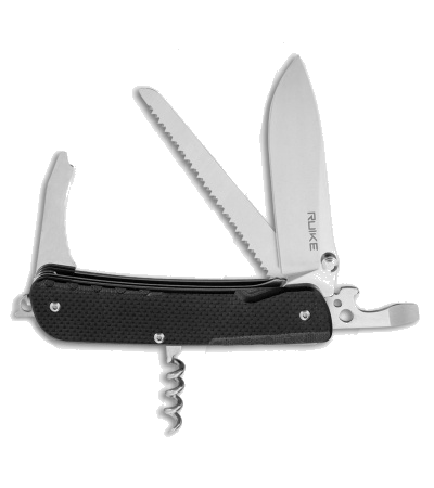 product image for RUIKE Trekker LD32 Black Pocket Knife Multi Tool