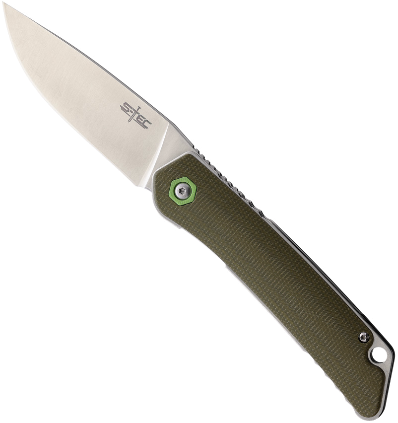 product image for S-TEC Green G10 Linerlock 3.5" Model Number Unspecified