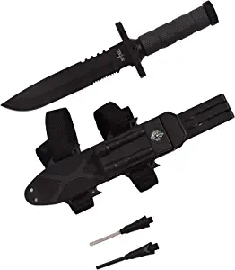 product image for S-Tec Tactical Survival Fixed Blade Knife with Sheath
