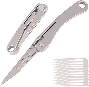 product image for Samior TS 105 Titanium Folding Scalpel Knife