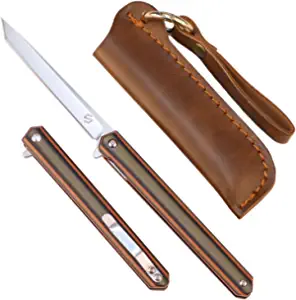 product image for Samior G 1035 Green G-10 Handle Folding Pocket Knife