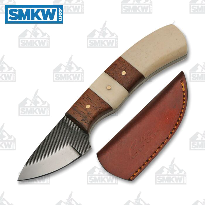 product image for Sawmill 5.5" File Tool Bone and Wood Skinner Fixed Blade Knife
