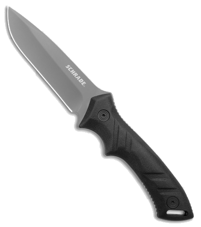 product image for Schrade SCHF31 Gray Drop Point Fixed Blade Knife