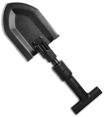 product image for Schrade Black Telescoping Folding Shovel SCHSH1