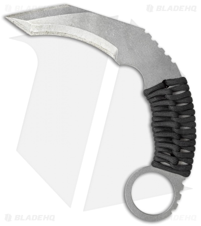 product image for Schwartz Tactical Spartan Karambit Fixed Blade Knife Black