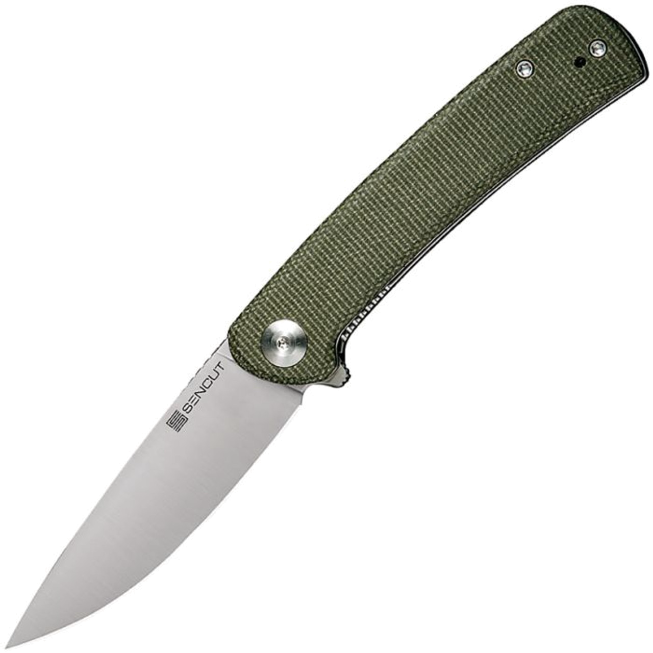 Sencut Neches SA09C Green Micarta 3.25" 10Cr15CoMoV Blade product image