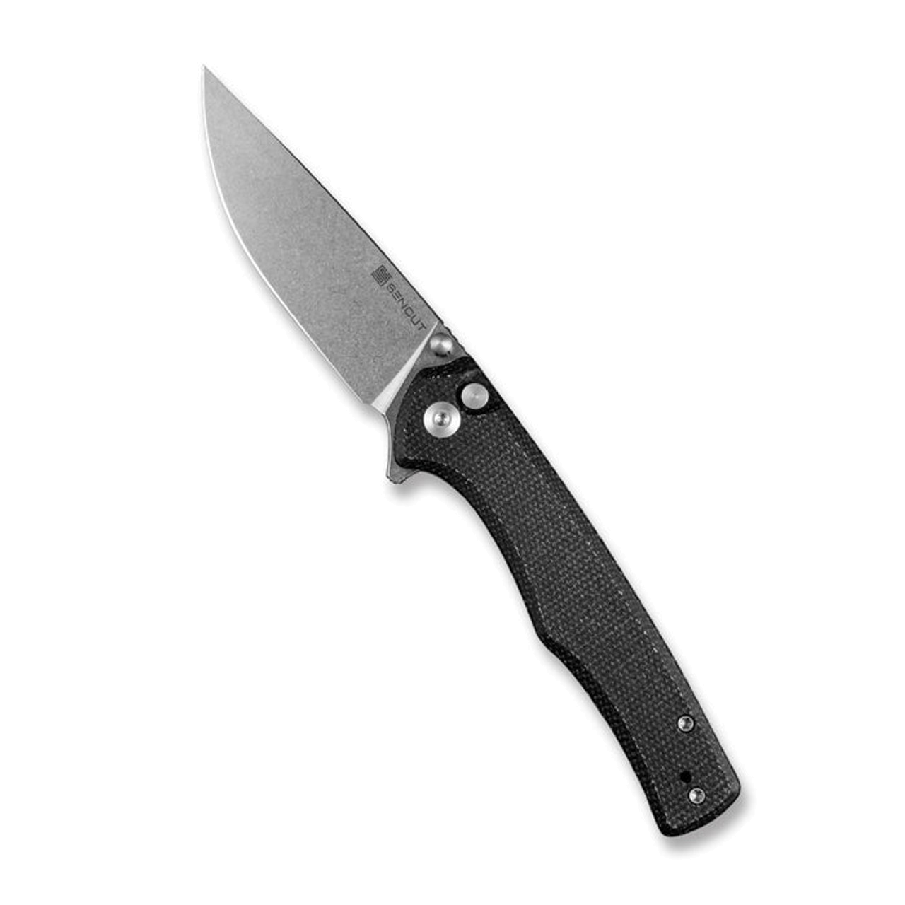 Sencut Crowley Black Micarta SW D2S 21012-2