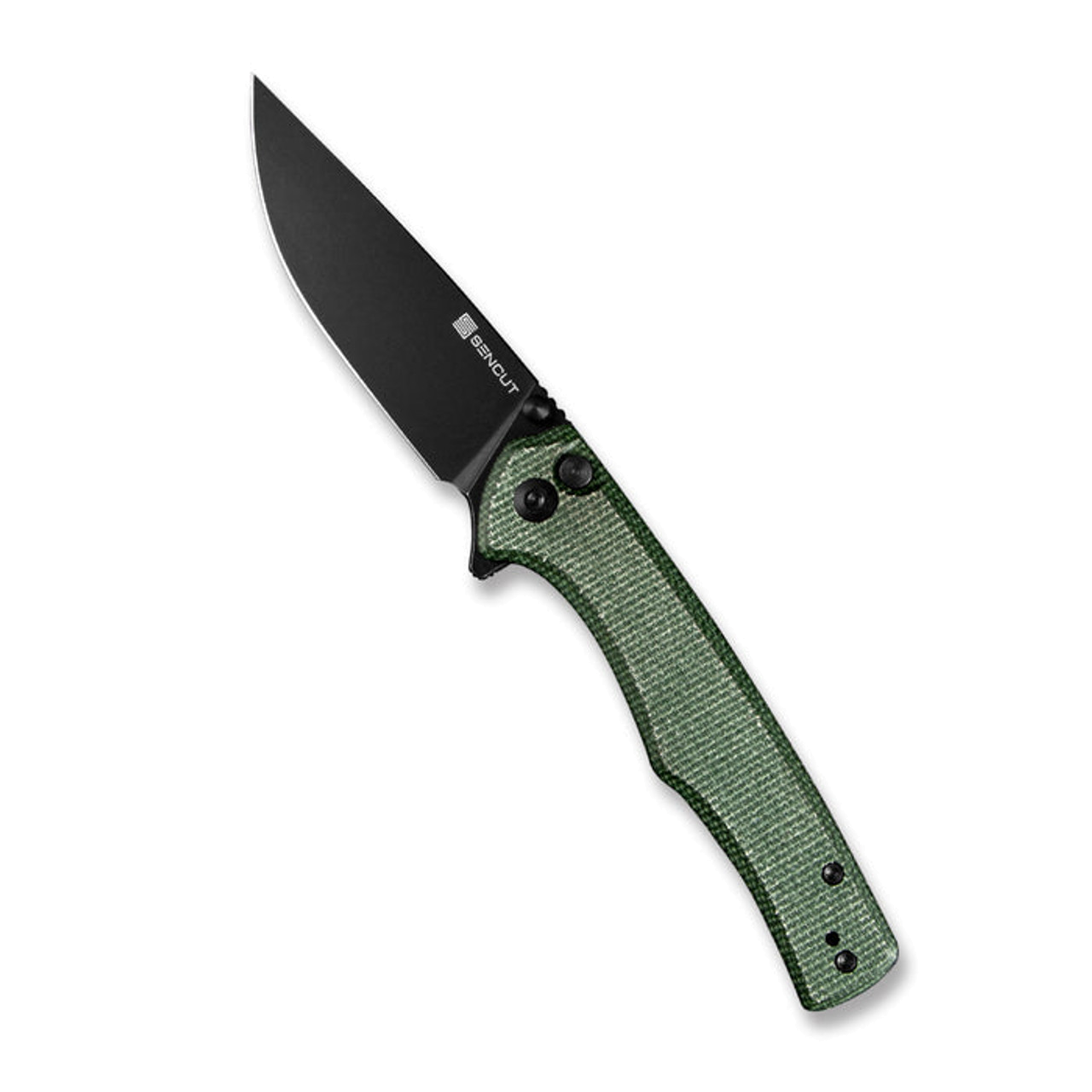 product image for Sencut Crowley Green Micarta D2 Steel 21012-3