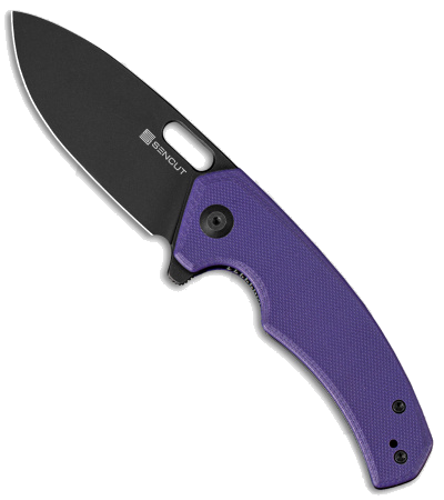 product image for SENCUT Acumen Purple G10 Handle 9Cr18Mov Steel Blade SA-06D Flipper Knife
