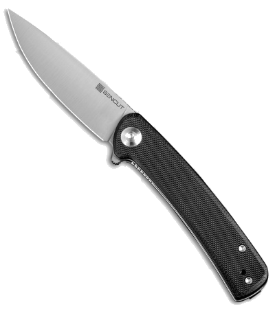 product image for SENCUT Neches Black G10 Liner Lock Knife SA-09A
