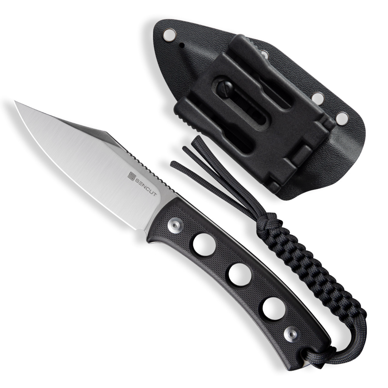 product image for Sencut Waxahachie Black Fixed Blade Knife SA-11A