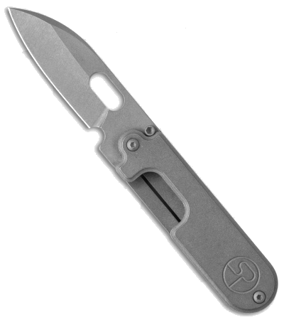 product image for Serge Panchenko Bean Gen 2 Tumbled Titanium Folding Knife