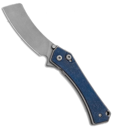 product image for Serge Panchenko Orbit HawkLock Flipper Knife Blue Titanium