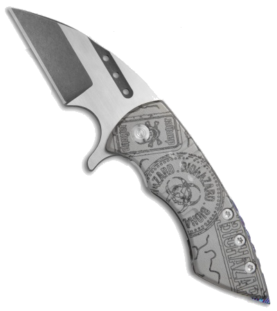 product image for Sergey Rogovets XR-4 Two-Tone CTS-XHP Steel Flipper Titanium Knife