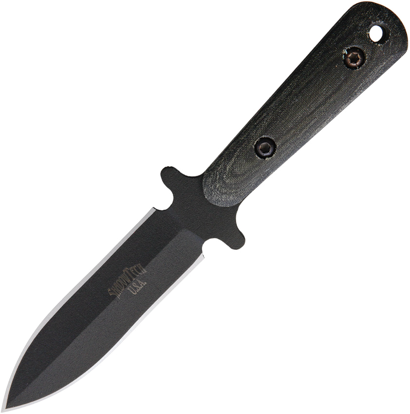 product image for Shadow Tech Black Swift Boot Knife 8670 Steel 4.25