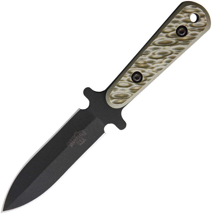 product image for Shadow Tech Black Swift Boot Knife 8670 Steel 4.25