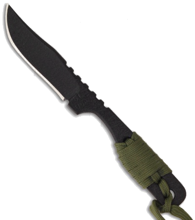 product image for Shadow Tech Hiker Fixed Blade Knife OD Green 1095 Black