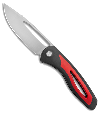 product image for Sharp By Design Apex Black Red Frame Lock Knife