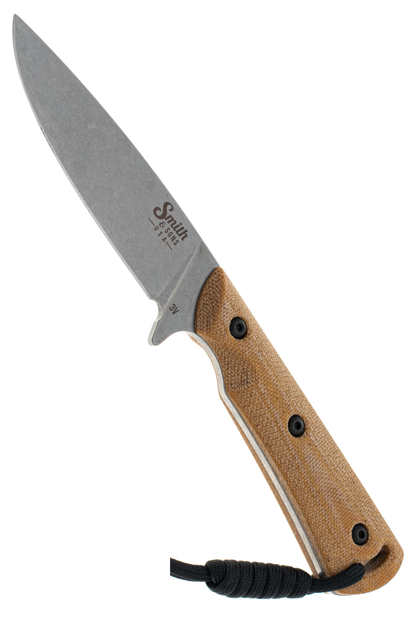 product image for Smith and Sons Comanche 3V Natural Canvas Micarta