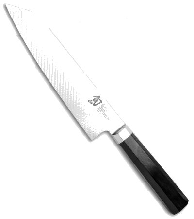 product image for Shun Dual Core Kiritsuke Ebony Black VG10 VG2 Kitchen Knife with Saya