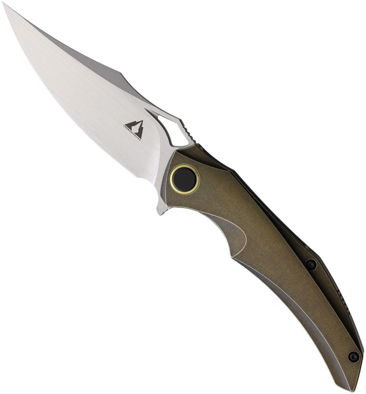 Sig Prowler Folding Knife Bronze Titanium Handle M390 Plain Edge CMB 02 C