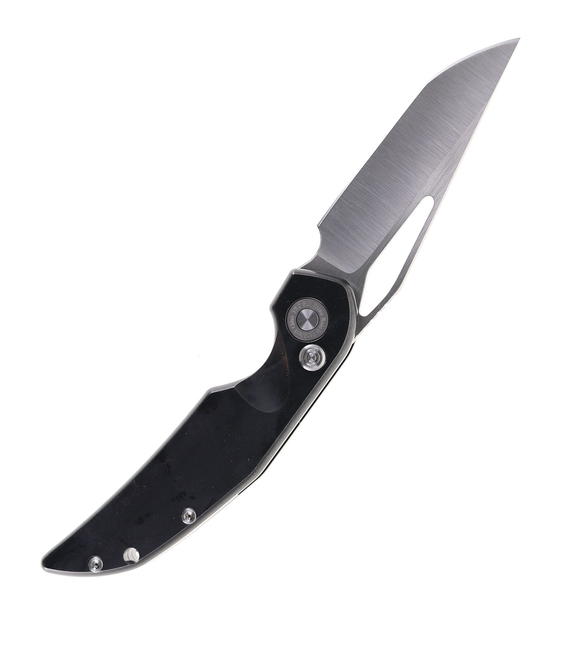 product image for Sig Black Button Lock Folding Knife D2 Plain Edge