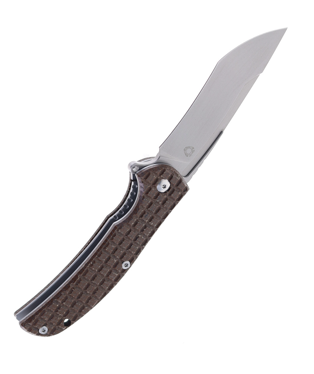 product image for Six Leaf Brown Micarta Folding Knife SL 14