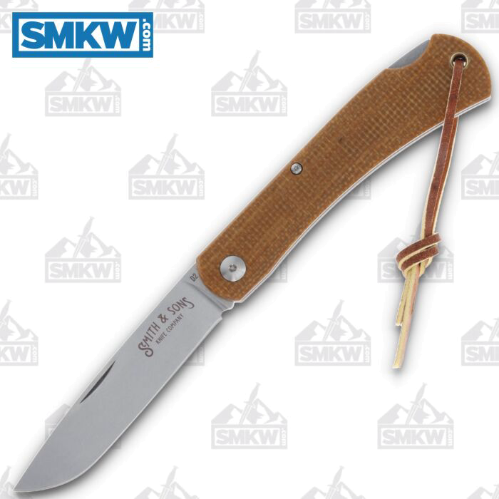 product image for Smith & Sons Mudbug Lockback Folding Knife Natural Micarta