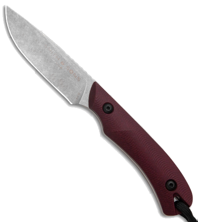 product image for Smith & Sons Axiom Fixed Blade Red Richlite 2.8 SW AEB-L Knife
