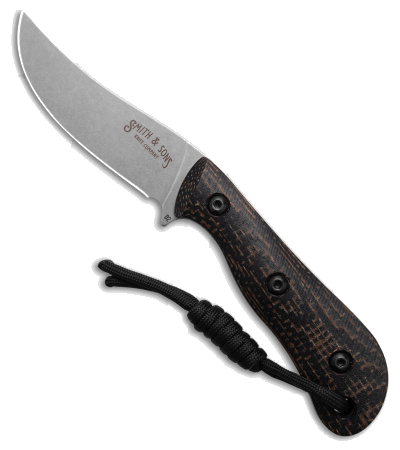 product image for Smith & Sons Vaquero Black Brown Micarta Fixed Blade Knife