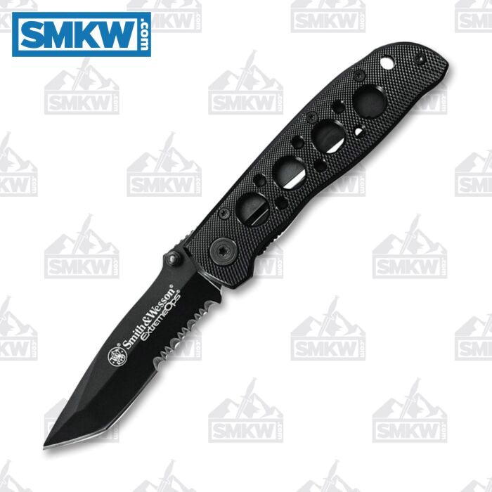 product image for Smith & Wesson Extreme Ops Black Tanto PS 7Cr17 Stainless Steel