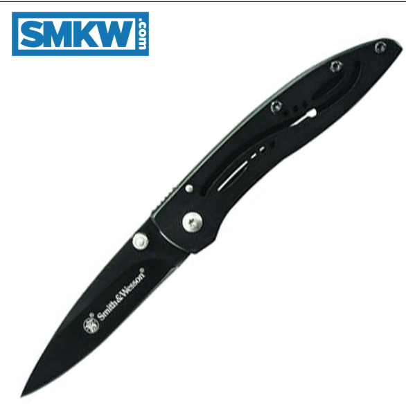 product image for Smith & Wesson Black Little Pal Framelock Folding Knife