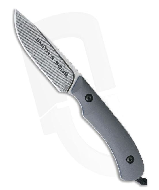 product image for Smith Sons Axiom Charcoal Gray G10 Fixed Blade