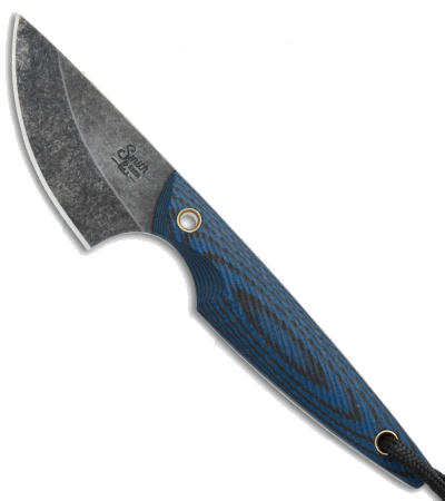 product image for Smith & Sons Shrew Black/Gray G-10 Handle 1095 High Carbon Steel Black Stonewash Blade Fixed Blade Knife