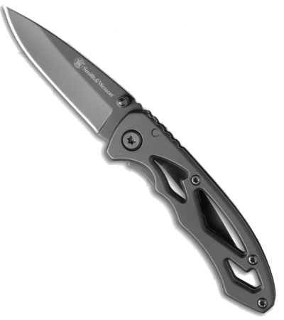 product image for Smith & Wesson Gray CK400 Frame Lock Folding Knife