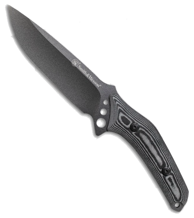 product image for Smith & Wesson Small Fang Strike Fixed Blade Knife Gray Micarta