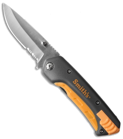 product image for Smiths-Sharpeners Edgesport Black Liner Lock Folding Knife 50539