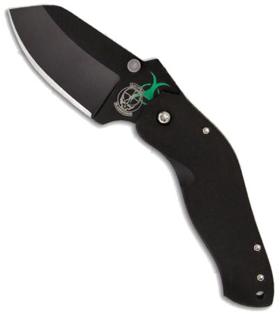 product image for Sniper Bladeworks Toxic Mini DH Black CPM-154 Steel Blade G-10 Handle