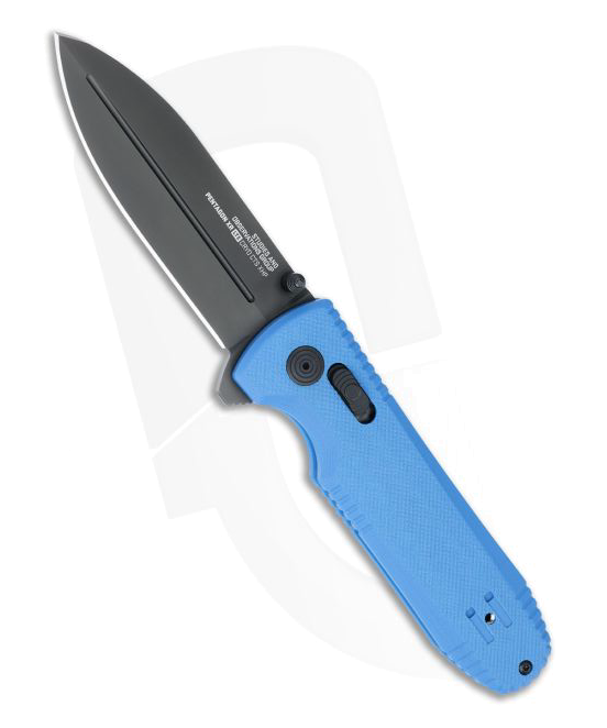 product image for SOG Pentagon XR LTE Blue G-10 CTS XHP XR Lock Folding Knife 12-61-06-57