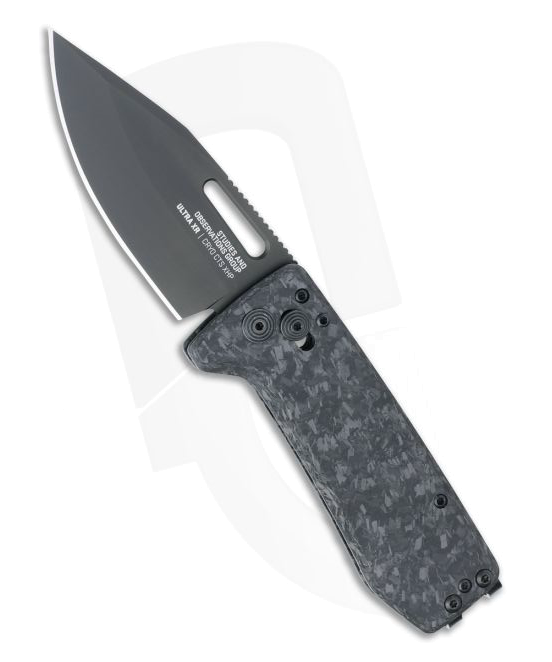 SOG Ultra XR Black Carbon Fiber Ultralight XR Lock Folding Knife product image